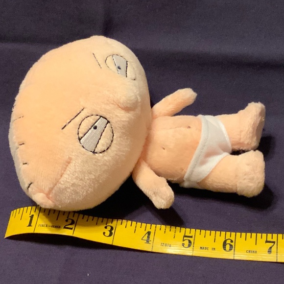 Kellytoy 2005 Family Guy “Stewie” In Diaper Beanie Plush Toy - Picture 9 of 11